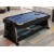 Mesa Multijuego  4 en 1 Giratoria de 7 ft, Air-Hockey, Billar, Ping-Pong, Cubierta de Comedor (Negra, paño azul)